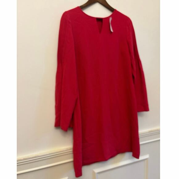 Ann Taylor Women’s Red Long Sleeve Shift Dress – Size 10 – New With Tags - Picture 2 of 12